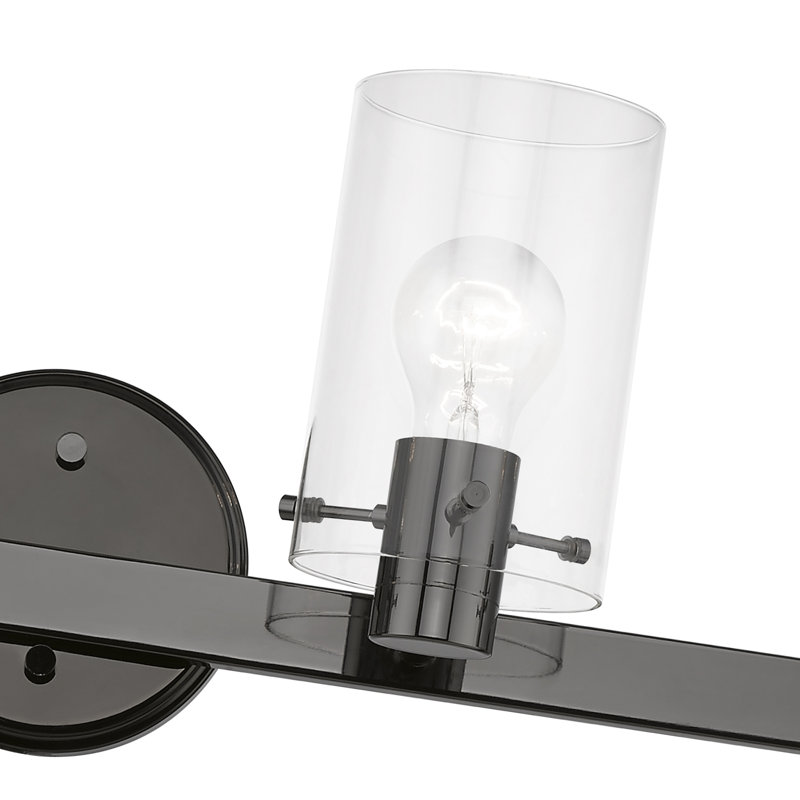 Atesha 4 - Light Dimmable Vanity Light, Black Chrome