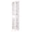 Corner Cabinet With Lighting And 4 Adjustable Tempered Glass Shelves In White Look Curio-361809728