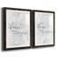 Une maison - ensemble de 2 reproductions d'art textuel-1092425760-1092425770-1092425823