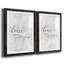 Une maison - ensemble de 2 reproductions d'art textuel-1092425770-1092425812-1092425823
