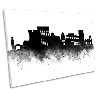 Riverside USA - Wrapped Canvas Print