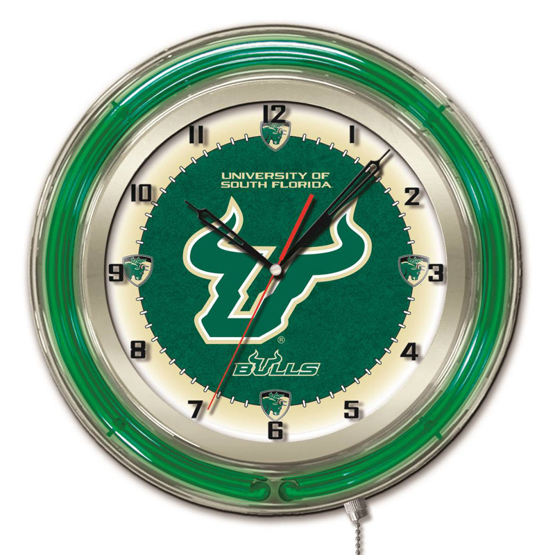Horloge murale 19 po NCAA, Bulls de South Florida