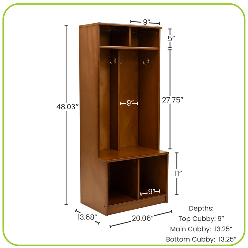 Casier pour enfants My First Cubby, Espresso