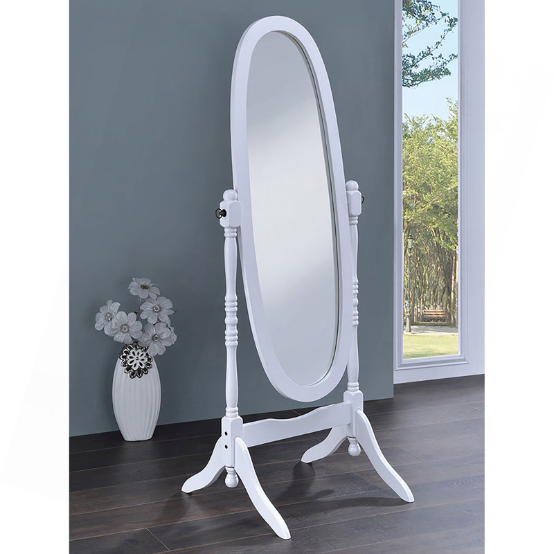 Miroir blanc Cheval