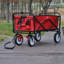 Chariot de plage pliant Wagon Garden (rouge)-117353901-117353902