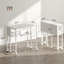 Bureau d'ordinateur pliant (sans tabourets)