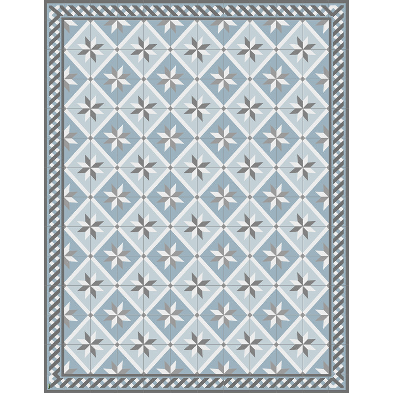 Abaigael Geometric Indoor / Outdoor Area Rug, Rectangle 155 x 200cm