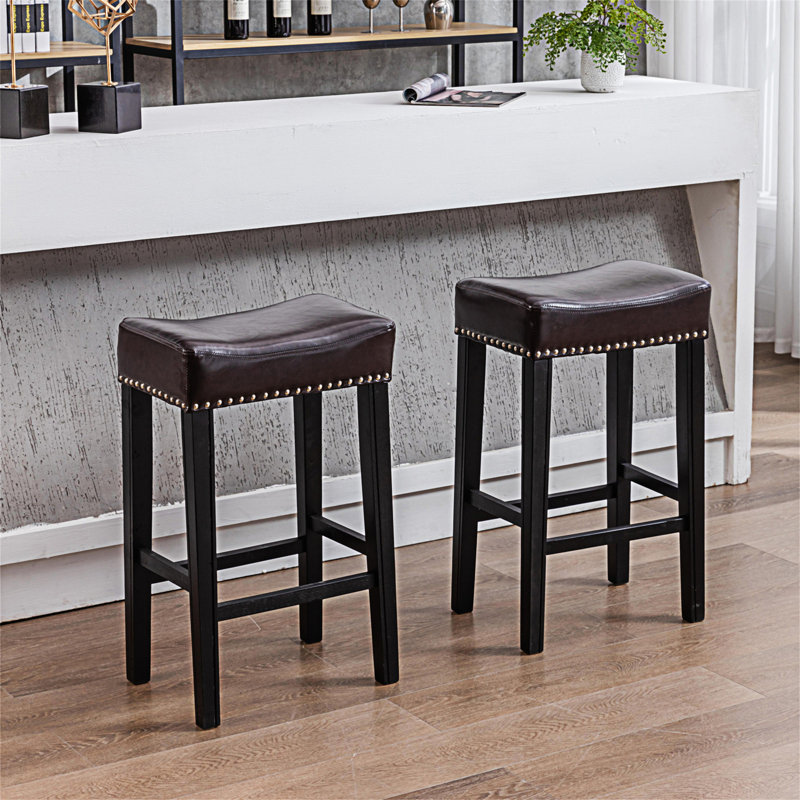 Tabourets de bar à hauteur de comptoir de 26 po Hornsey, Brun, Tabouret de bar (siège d'une hauteur de 29 po)