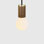 Porcelain II Pendant Light In Walnut
