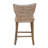 Melway Wicker Counter Stool with Solid Wood Frame