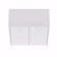 Armoire d'appoint 32 po blanche | Rangement moderne et portes en métal | Idée cadeau-121050292