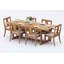 Osborne Outdoor - Piece Teak Dining Set-1397925522