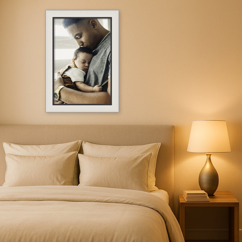 Cadre photo Ellie, Ellie argent noir, 20x30