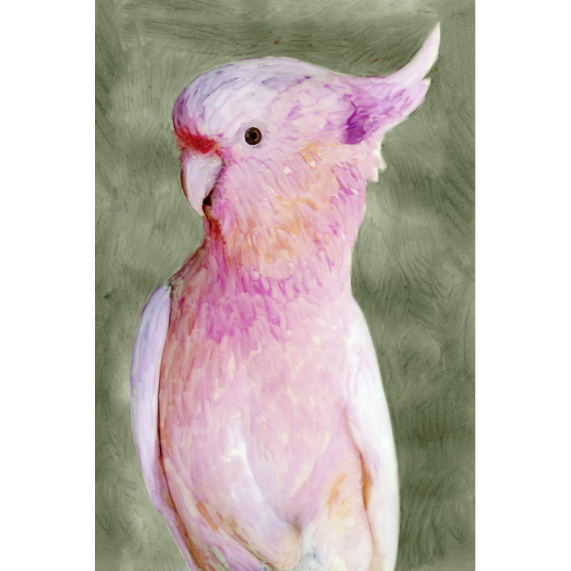 Palm Springs Parrot II - Wrapped Canvas Painting, 122cm H x 81cm W