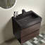 Meuble-lavabo mural 24 po avec lavabo, grand meuble-lavabo flottant mural pour salle de bain moderne, lavabo une pièce sans drain ni robinet, pré-assemblé-1202266737-1202266767