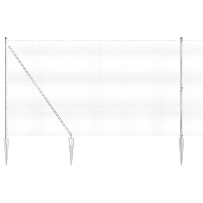 160cm H x 2500cm W Steel Border Fencing