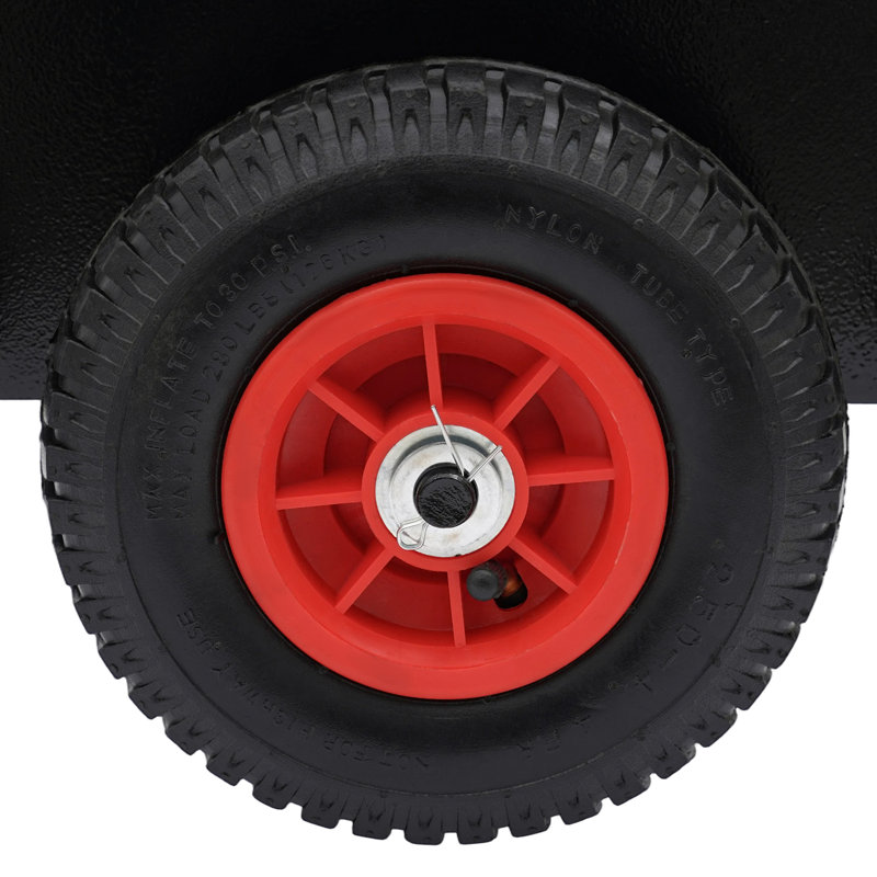Adjustable Panel Dolly With 8" Pneumatic Wheels