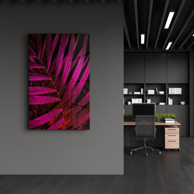 Élégante peinture murale en verre trempé de 13,8 po x 21,7 po | 100% verre trempé, épaisseur: 0,16 pouce | Imprimé UV pour des couleurs éclatantes | Parfait pour la décoration intérieure, le salon et les espaces de bureau