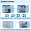 Armoire de rangement pour chaussures modulaire en plastique avec portes et cubes-1231437396