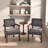 23" Wide Velvet Accent Armchairs With Solid Wood Foot-1727873994