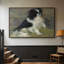 Tama, le chien japonais, v. 1876 - Pierre-Auguste Renoir, toile tendue avec châssis-132875034-132875037