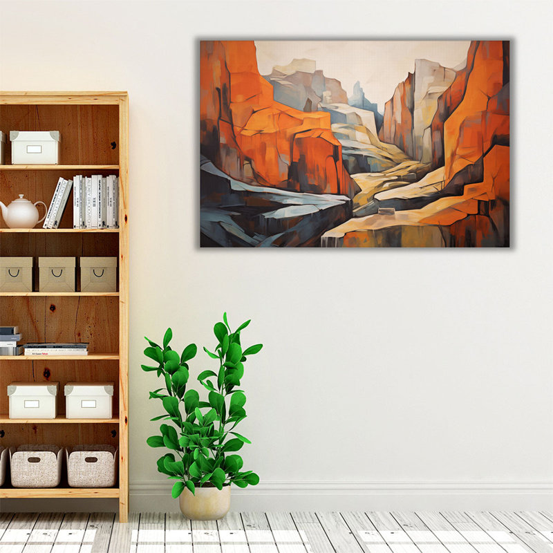 Rocky Realms, 20" H x 30" W