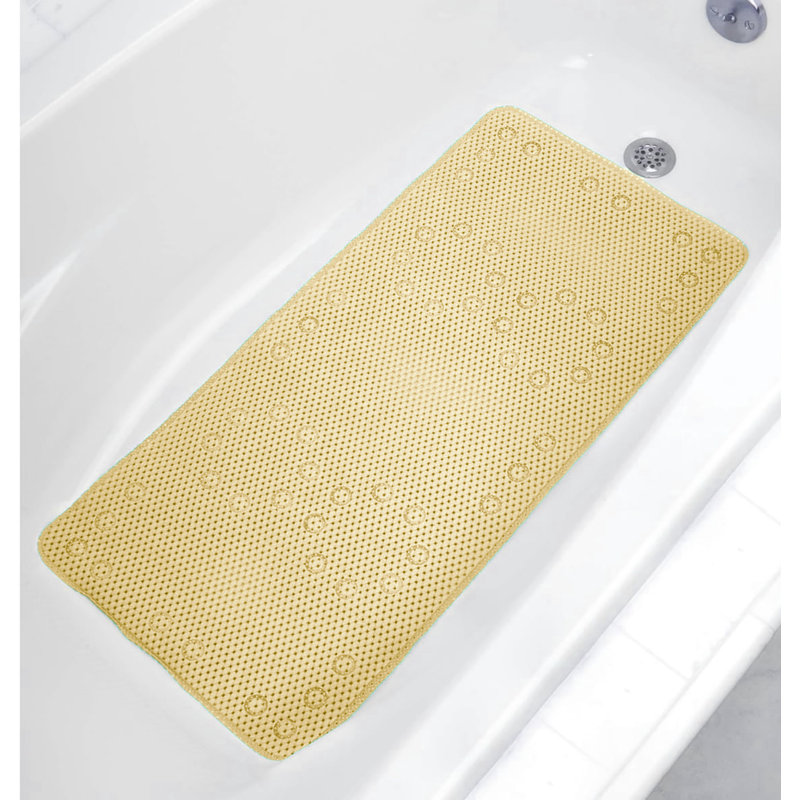 Tapis de douche en mousse Aalasia, Vert forêt