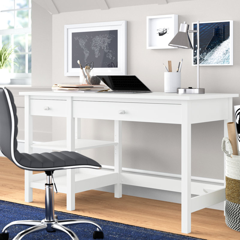 Katia Computer Desk, Pure White