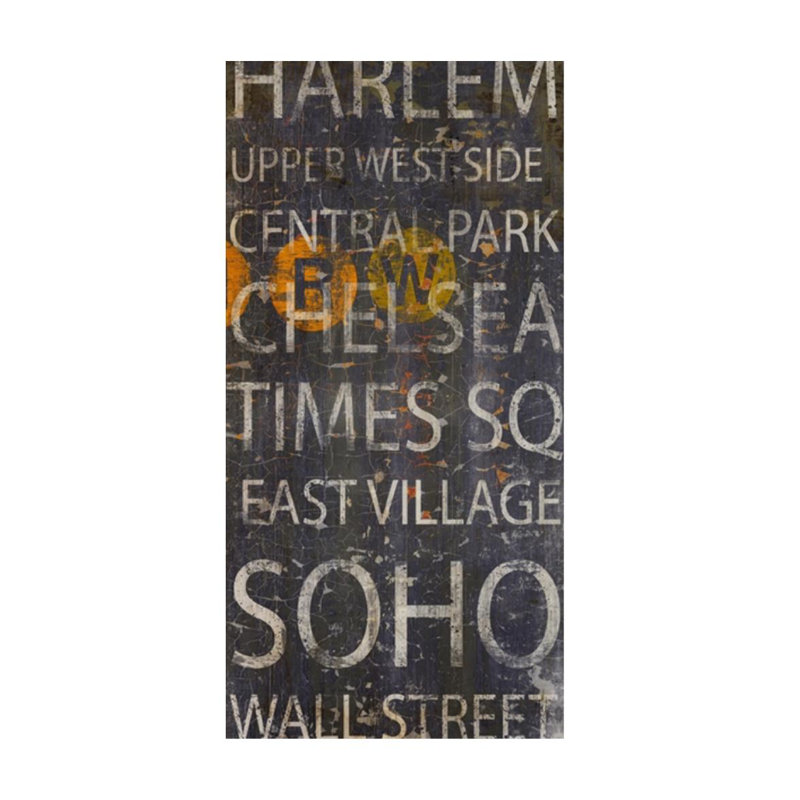 «Alive in New York» par Sofia Fox - impression, Extérieur, H 60 po x l 30 po