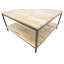 Caja 80cm Solid Wood Top Console Table