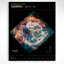 NASA James Webb Telescope - Cassiopeia A Compass Image - Closed Corner Frame Print-1173733169