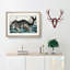 Hunting a Whale - Framed Print-55578701-55578702
