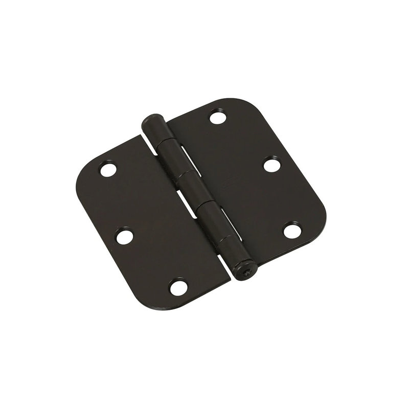 Charnière de porte simple à fixation en surface H 1 po x l 3 po