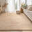 Somos Modern Machine Washable Beige Area Rug-516155427-516155431