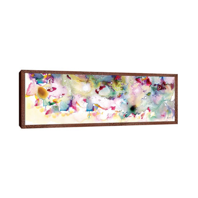 Magenta Field by Hodaya Louis - Panoramic Painting on Canvas