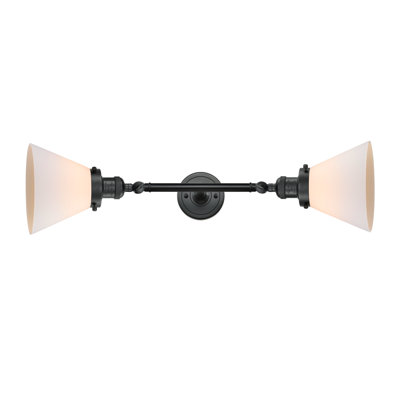 Éclairage pour meuble-lavabo de salle de bain 2 lumières Cone