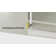 Lustre 48" W X 76" H Double Sliding Semi- Frameless Shower Door with 5/16"(8mm) Clear Tempered Glass