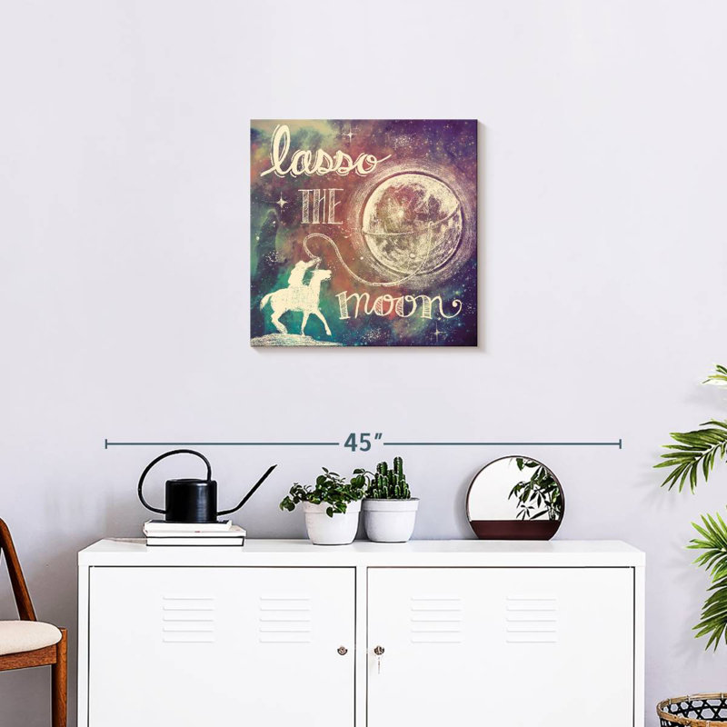 Tergel Universe Galaxy Lasso The Moon, 20" H x 20" W