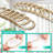Rust Proof Metal Shower Curtain Hooks Rings-130955271