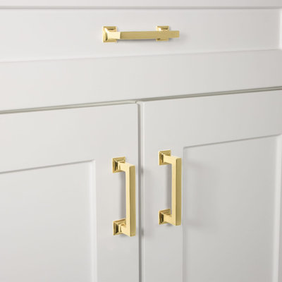 Grandeur Geneva 3" Brass Handle Pull