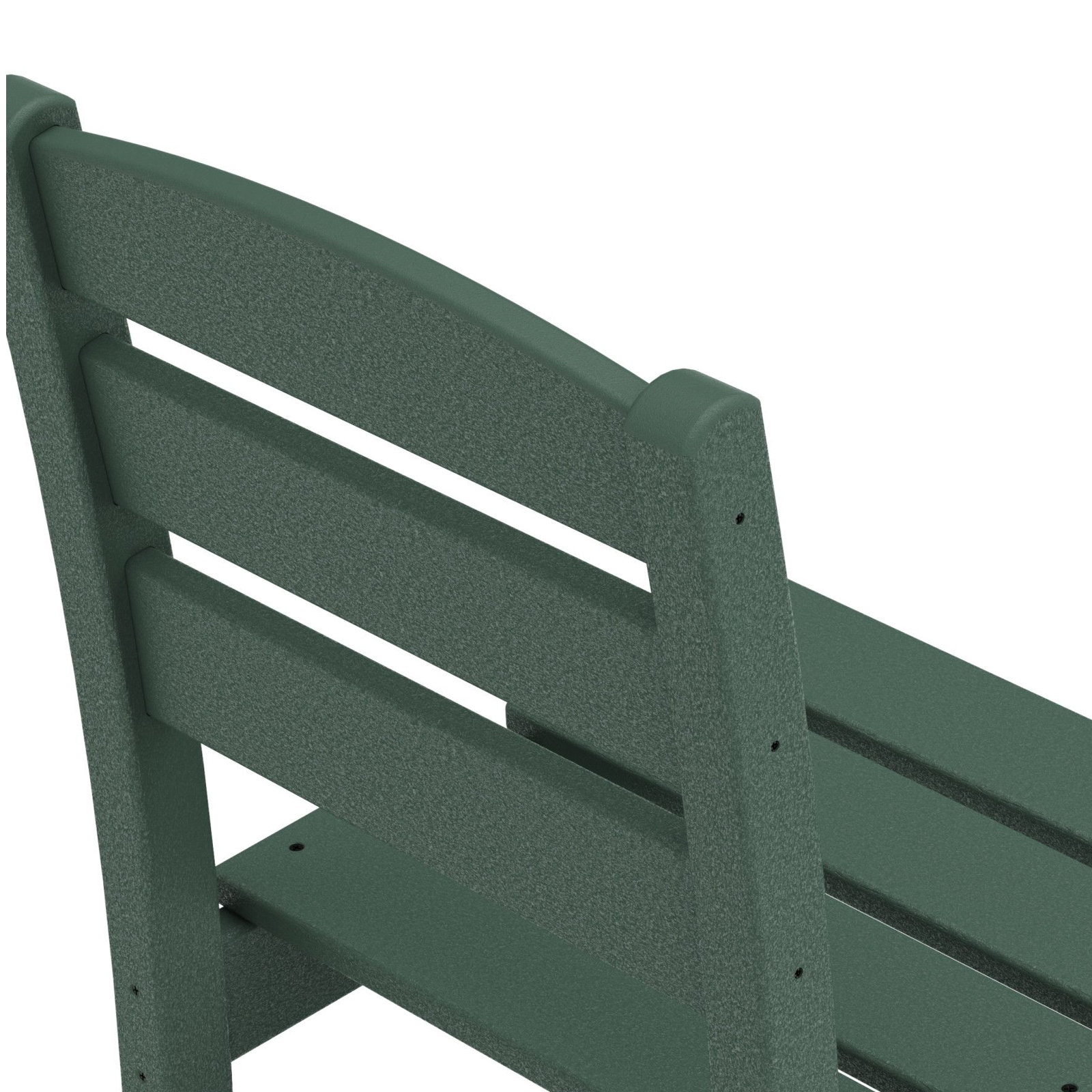 POLYWOOD® Lakeside Armless Patio Bar Stool, Green