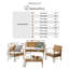 Ensemble de chaises et de table basse en rotin PE pour 4 personnes Kellsey - Jardin et patios