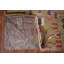 Tapis de couloir oriental all-over vert Kazak 3 x 8