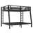 Metal Bunk Bed for Adults and Teens, Space-Saving Design with Noise-Reducing Frame, No Box Spring Required-534127328