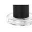 Lighting, H 28 po, lampe de table, métal noir, abat-jour noir, contemporain-135168468-135168298