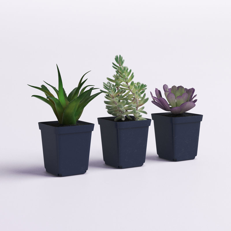 7'' Faux Succulent in Pot