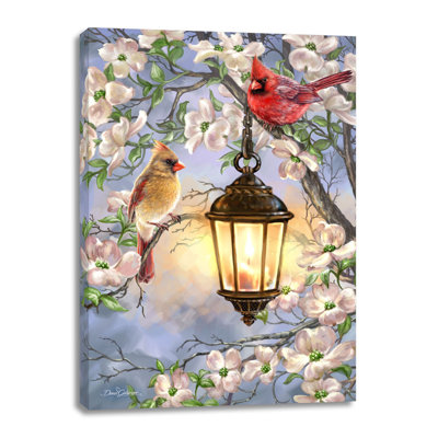 Spring Lantern Canvas Wall Art