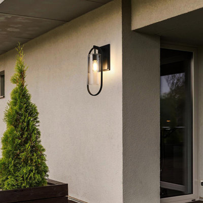 Jaxson Outdoor Wall sconce in Black