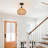 1 - Light Rattan Farmhouse Bohemian Pendant Light