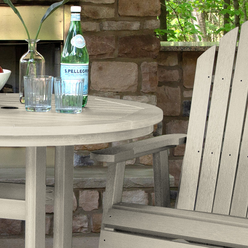 Anette 2-Person 36" Round, Counter-Height Dining Set, Whitewash
